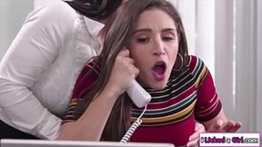 Krissy Lynn Busty Boss Devoured By Lesbian Applicants′ Anal  Skills – anal threesome porn – PornMood