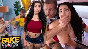 Fake Hostel – Yoga Teacher seduces girlfriend in adjacent room Views – Pornmood