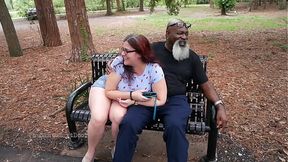 Nerdy Milf strokes and suck blk dick in the Park Views – Pornmood