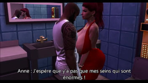 Simz 4 – Le couple [EP 2] Sexe dans les chiottes ! [Français] 375 Views – Pornmood