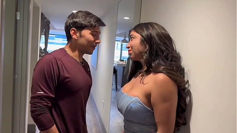 I convince my Neighbor to come into my apartment while my parents are away and I fuck him in the living room until he fills my pussy with cum! Verito Aguas 3.4M Views – Pornmood