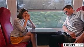 Naughty  girl enjoys cock  in her tight ass