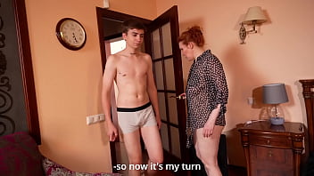 boyfriend and milf share a bed in a hotel room  Shock! – brazzers my friends hot mom – PornMood