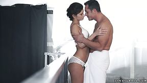 Svelte Russian romantic GF comes to the kitchen to drink water but gets fucked – romantic anal porn videos – PornMood