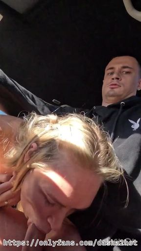 Blowing While Her Stepdad Drives – sexy hot step mom porn – PornMood