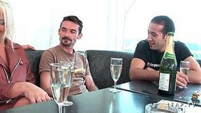 Blonde gets destroyed in raw DP group sex – porn group telegram – PornMood