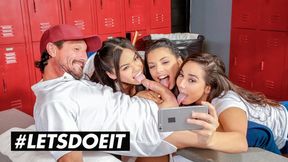 Tommy Gunn SCAMANGELS – Naughty  Students Seducing Their Favorite Teacher In A Wild Group Scene – porn group telegram – PornMood