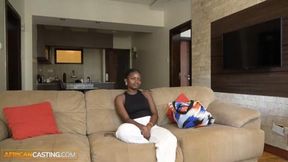 Ebony Busty 18yo Ebony Cutie Slurps On a Huge White Dick in Raw POV Audition – busty indian teen porn – PornMood