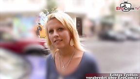Joanna Bujoli German student convinced for street sex casting – student mms porn – PornMood