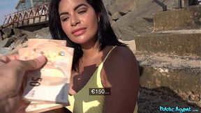 Sheila Ortega Beach Babe Fucked on a Public Beach and then in Private Swimming Pool – Public Agent – public agent porn download – PornMood