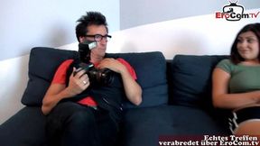 german casting German 18yo girl with real boobs – wild flirt and pickup – teen girl porn tube – PornMood