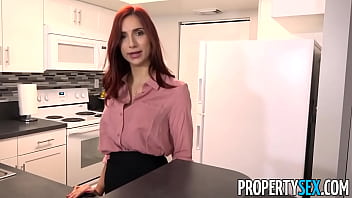 April Snow PropertySex – Hot redhead real estate agent fucks new boss – public agent porn download – PornMood