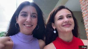 Katty West – Cute Neighbors Suck Cock and Get Facial Cumshot for Public Cumwalk – suck porn gif – PornMood