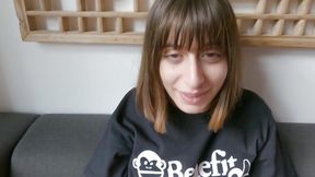 Silvia Soprano – Squirt & Italian Dirty Talk – Silvia Soprano rides me, moans hard and swallows my cum! – squirt porn gif – PornMood