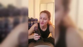 Luciana Lucy – Lucianna Lucci Sucks on Monster BBC! – suck porn gif – PornMood