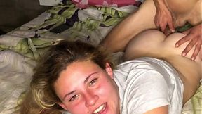 White Girl – NO LOVE IT HURTS ME I wanted to do anal  but he cries and it hurts him – cute teen anal porn – PornMood