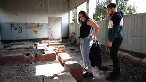 – Steamy car blowjob and playful pegging in a public spot – cute teen anal porn – PornMood