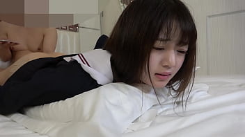 Misaki Uncensored —  18-year-old Japanese beauty  Slender and cute  Beautiful shaved pussy creampie sex 1  Uniform cosplay – beautiful teen girls porn videos – PornMood