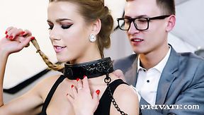 Nice slim bitch in black dress gonna get her pussy and anus fucked – black 4k porn – PornMood