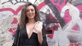 Petite Cowgirl Isabella Gets Picked Up and Fucked at Street Casting – desi school girl porn video – PornMood