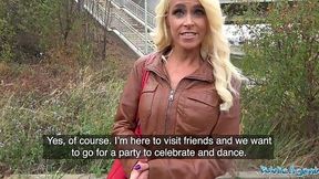 German MILF Takes Hard Wood in Public Park – public agent porn download – PornMood