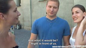 Czech Couple Earns Cash with Public Four-Way – porn movies with english subtitles – PornMood