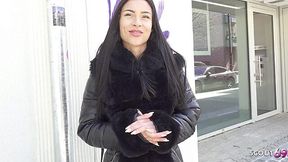 GERMAN SCOUT – Busty Latina Teen Caramella del X Gets Picked up and Fucked on Casting Couch – teen porn ws – PornMood