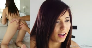 FIRST ANAL! Nerdy 19 Year Old Squirts & Almost Taps Out From Huge Cock – cute teen anal porn – PornMood